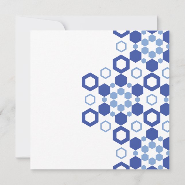 Cartes Pour Fêtes Annuelles Symétrie figée (Devant)
