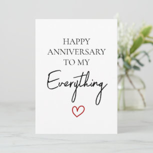 Cartes Pour Fêtes Annuelles Sympa Romantic Joyeux Anniversaire Mon Amour Minim