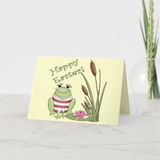 Cartes Pour Fêtes Annuelles T-shirts de grenouille de Pâques et cadeaux de