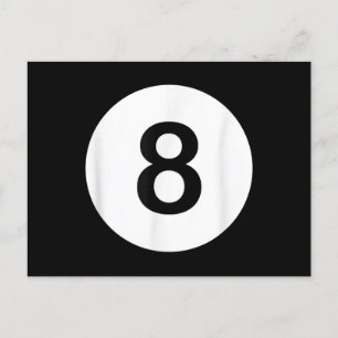 Cartes Pour Fêtes Annuelles T-shirts de salle de billard 8 Ball, cadeau pour a