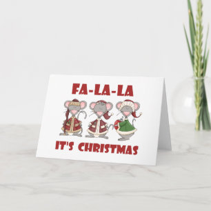 Cartes Pour Fêtes Annuelles T-shirts et cadeaux Fa La Christmas