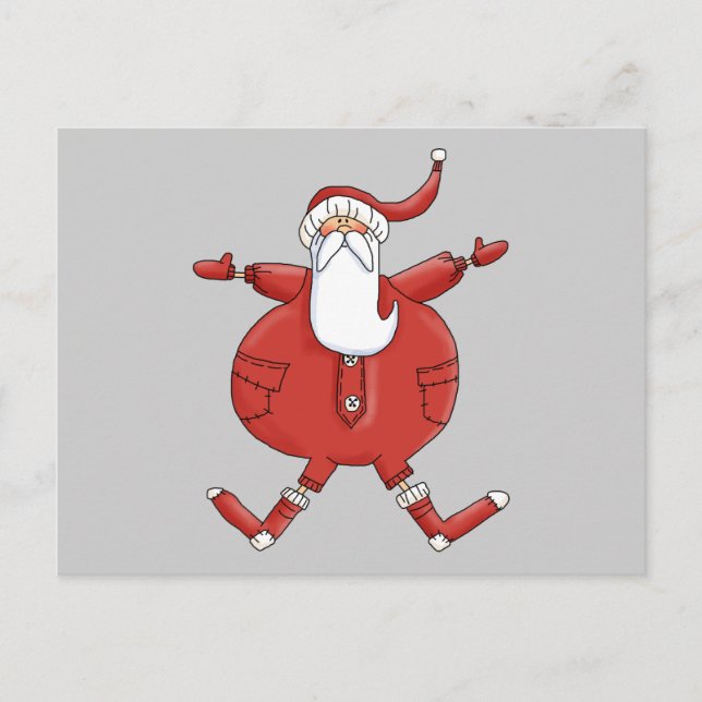 Cartes Pour Fêtes Annuelles T-shirts et cadeaux Jolly Père Noël (Devant)