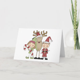 Cartes Pour Fêtes Annuelles T-shirts et cadeaux Reindeer et Elves