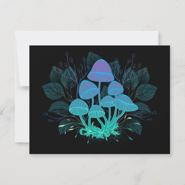 Cartes Pour Fêtes Annuelles Tabourets dans Bushes (Devant)