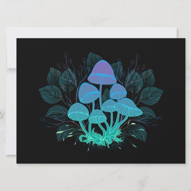 Cartes Pour Fêtes Annuelles Tabourets dans Bushes (Devant)