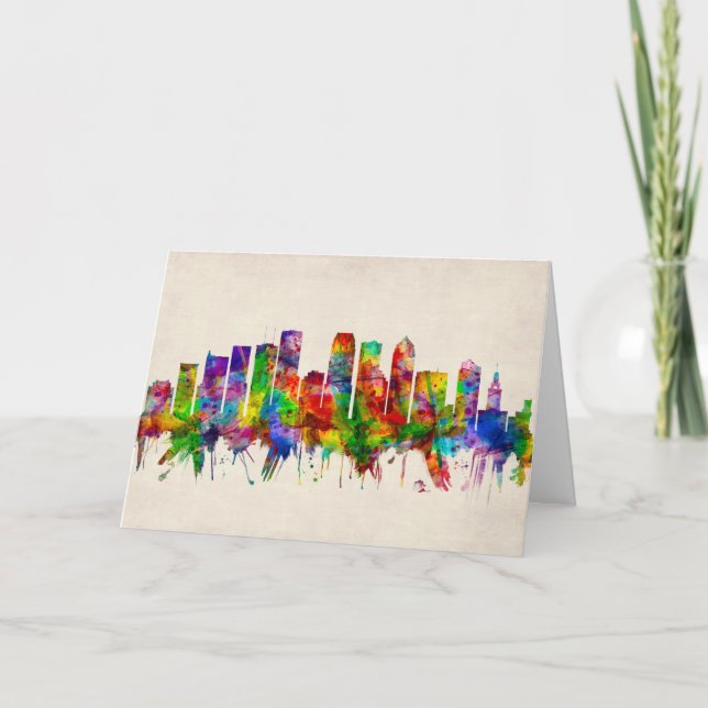 Cartes Pour Fêtes Annuelles Tampa Floride (Devant)