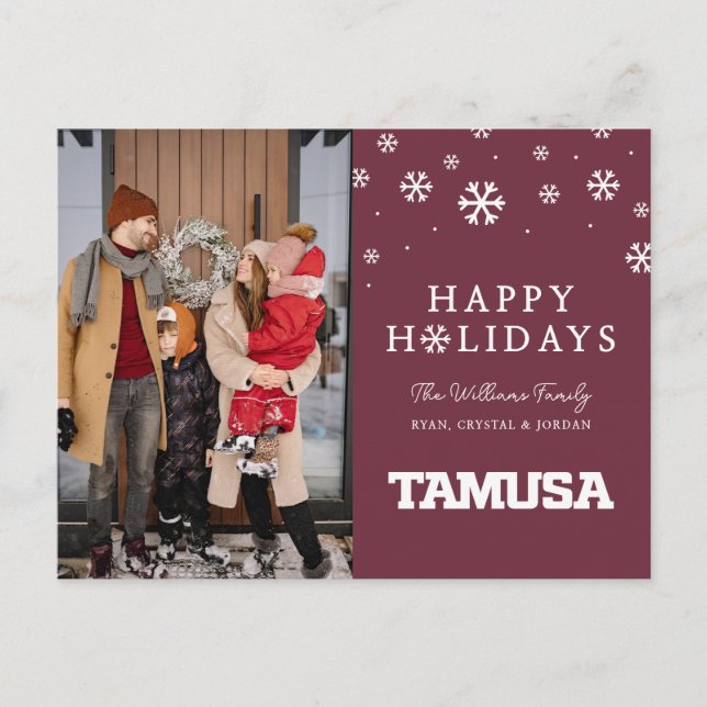 CARTES POUR FÊTES ANNUELLES TAMUSA (Devant)