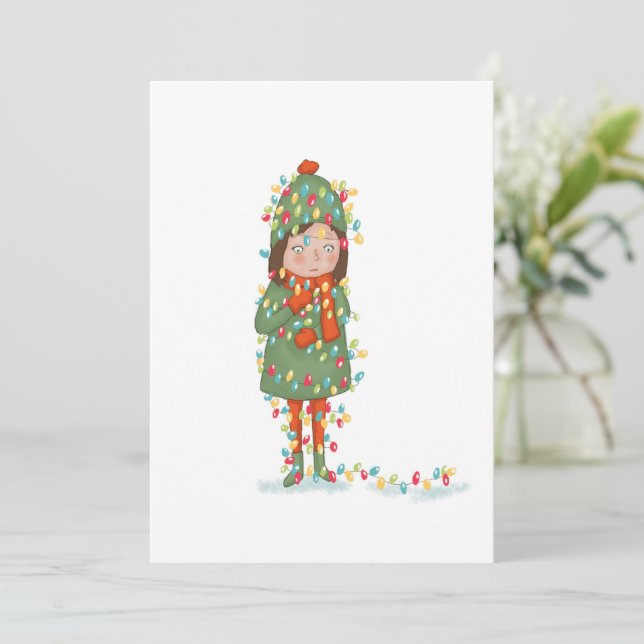 Cartes Pour Fêtes Annuelles Tangé vers le haut (Debout devant)