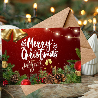 Cartes Pour Fêtes Annuelles Tarjeta de navidad y año nuevo 