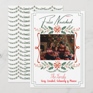 Cartes Pour Fêtes Annuelles Tarjeta Festiva Navidades de Botánico Mistletoe