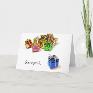 Cartes Pour Fêtes Annuelles Tarjeta Navideña "Eres particulier "