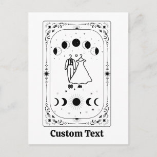 Cartes Pour Fêtes Annuelles Tarot Personnalisé Sacralisation Céleste Lune Zodi
