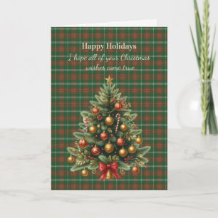 Cartes Pour Fêtes Annuelles Tartan de chasse du duc de Rothesay pour Noël