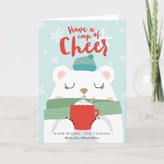 Cartes Pour Fêtes Annuelles Tasse d'acclamation (Devant)