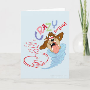 Cartes Pour Fêtes Annuelles TAZ™ Crazy pour vous !