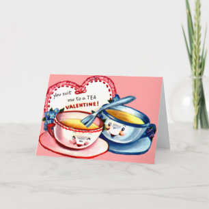 Cartes Pour Fêtes Annuelles Teacup Valentine