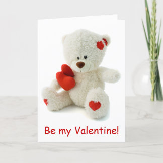 Cartes Pour Fêtes Annuelles Teddy Bear Valentine