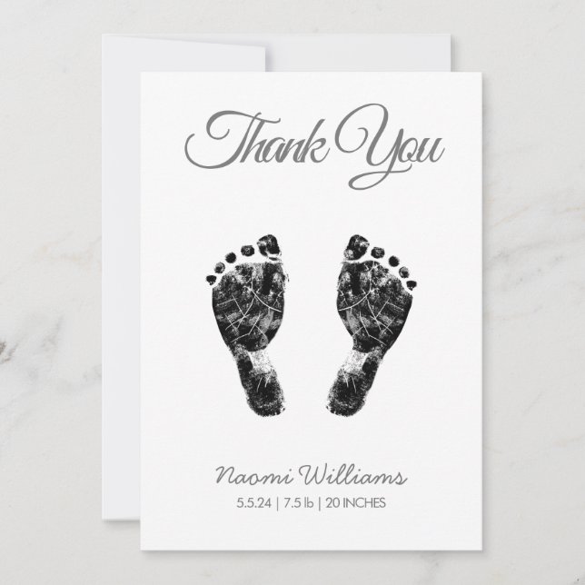 Cartes Pour Fêtes Annuelles Télécharger l'empreinte personnalisée pour bébé su (Devant)