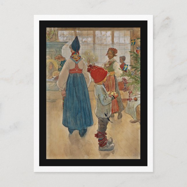 Cartes Pour Fêtes Annuelles Temps de Noël encore NOUVEAU (Devant)