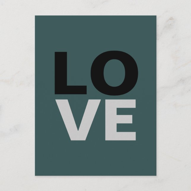Cartes Pour Fêtes Annuelles Tendance Arrière - plan gris ardoise Mariage d'amo (Devant)