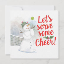 Tennis Noël avec bonhomme de neige  Fête de fin d'