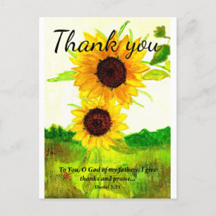 Cartes Pour Fêtes Annuelles Terrain de tournesol