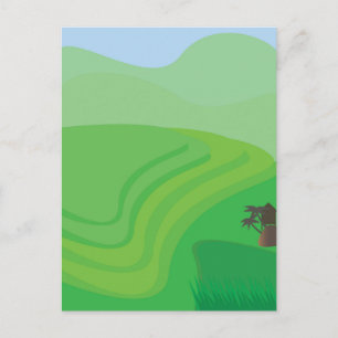 Cartes Pour Fêtes Annuelles Terrasses de riz