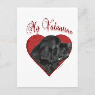 Cartes Pour Fêtes Annuelles Terre-Neuve mon Valentine