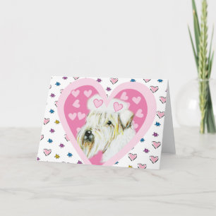 Cartes Pour Fêtes Annuelles Terrier coated