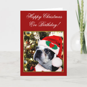 Cartes Pour Fêtes Annuelles Terrier heureux de Boston d'anniversaire de