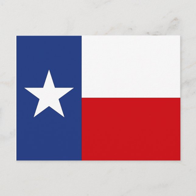 Cartes Pour Fêtes Annuelles Texan solitaire TX de voyage de voyage d'état (Devant)