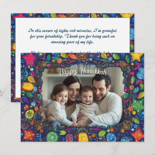 Cartes Pour Fêtes Annuelles Texte personnalisé Festival des lumières Bouches v