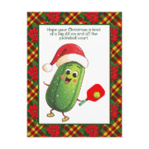 Texte personnalisé Père Noël Pickleball Rally