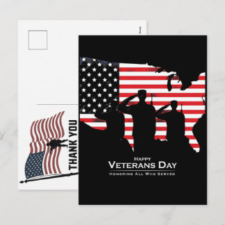 Cartes Pour Fêtes Annuelles Thank You Veterans American Flag Memorial Day