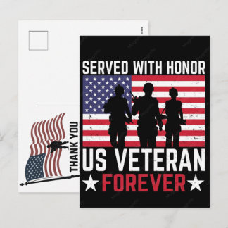 Cartes Pour Fêtes Annuelles Thank You Veterans American Flag Memorial Day