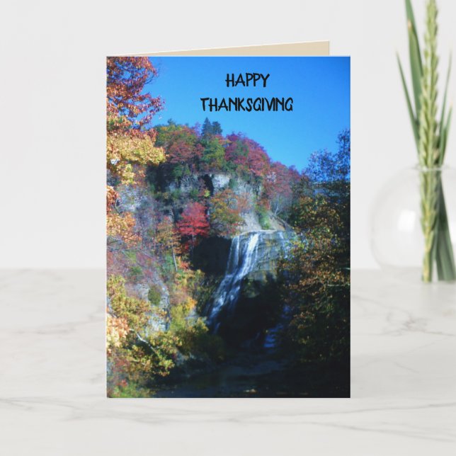 Cartes Pour Fêtes Annuelles THANKSGIVING AUTOMNE BEAUTY card (Devant)