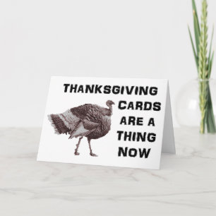 Cartes Pour Fêtes Annuelles Thanksgiving Cards are a thing now. OK, bye.