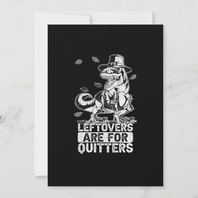 Cartes Pour Fêtes Annuelles Thanksgiving - Family Thanksgiving Dinner Squad (Devant)