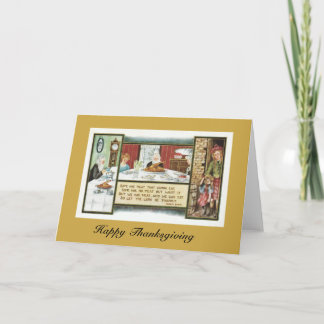 Cartes Pour Fêtes Annuelles Thanksgiving : Grâce Robert Burns de Selkirk