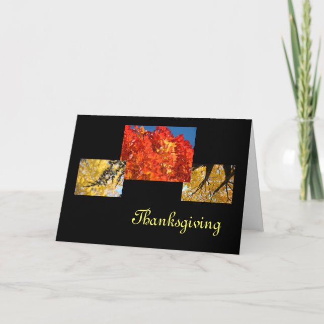 Cartes Pour Fêtes Annuelles Thanksgiving Les employés sont comme la famille !  (Devant)