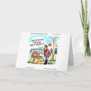 Cartes Pour Fêtes Annuelles Thanksgiving Turkey Living Will Drôle Cadeaux & Ca