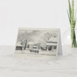 Cartes Pour Fêtes Annuelles Thanksgiving vintage