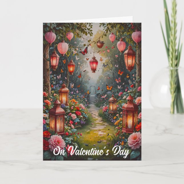 Cartes Pour Fêtes Annuelles The Beauty of Love Valentine's Day (Devant)