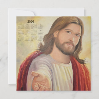 Cartes Pour Fêtes Annuelles The Divine Invitation: Jesus 2026 Calendar