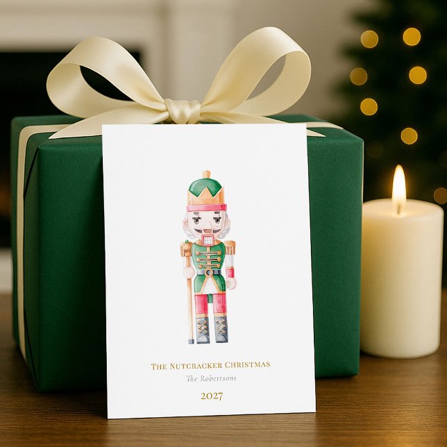Cartes Pour Fêtes Annuelles The Nutcracker Christmas Card (Créateur téléchargé)