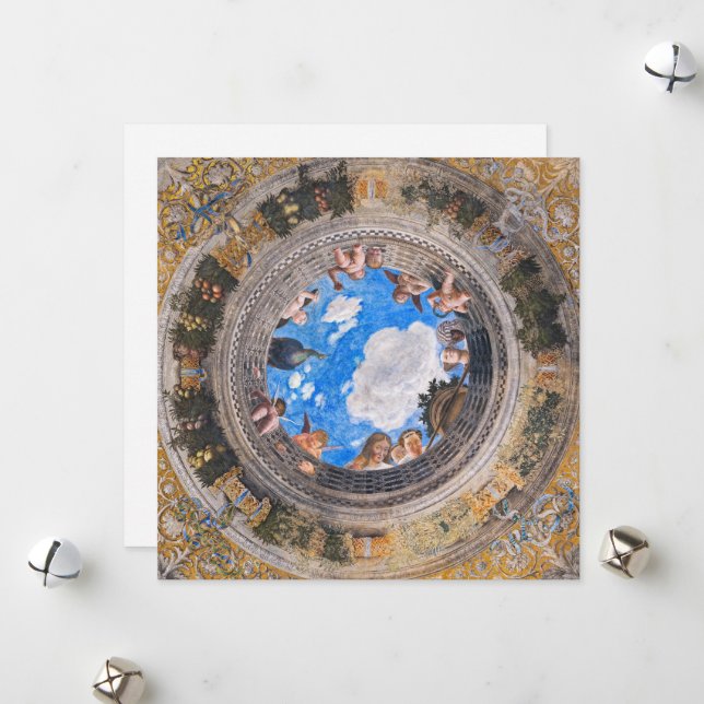 Cartes Pour Fêtes Annuelles The Oculus, Bridal Chamber, Camera Picta (Devant/Arrière en situation)