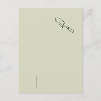 Cartes Pour Fêtes Annuelles The Trowel -Botanists Pause- Minimalist