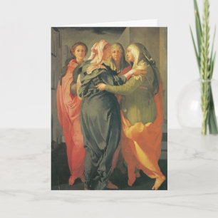 Cartes Pour Fêtes Annuelles The Visitation - Jacopo Da Pontormo
