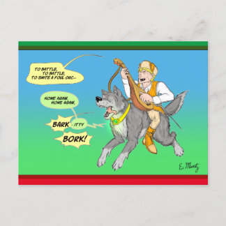 Cartes Pour Fêtes Annuelles The Wolf and the Bard