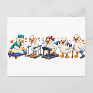 Cartes Pour Fêtes Annuelles Thérapie physique Silly Goose , Physiothérapeute